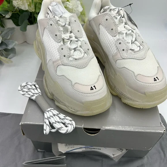 Women's Balenciaga triple S clear, sole sneakers size 41 NWT - Picture 2 of 9